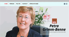 Desktop Screenshot of petra-grimm-benne.de