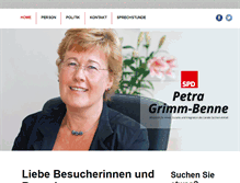 Tablet Screenshot of petra-grimm-benne.de